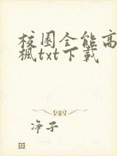 校园全能高手季枫txt下载