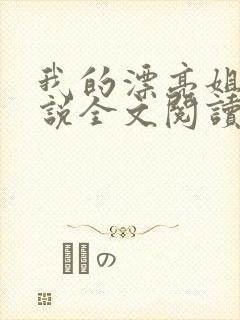 我的漂亮姐姐小说全文阅读