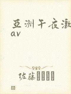 亚洲午夜激情 av