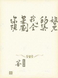 你是我的姐妹电视剧全集免费观看西瓜