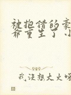 被抱错的豪门少爷重生了 小说