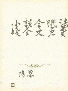 小说全职法师在线全文免费阅读封面