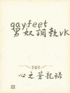 gayfeet男奴调教vk