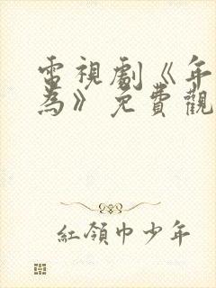 电视剧《年少有为》免费观看