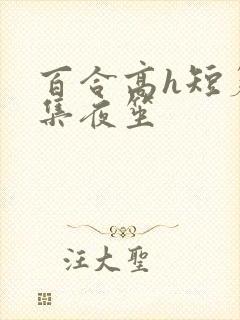 百合高h短篇合集夜笙