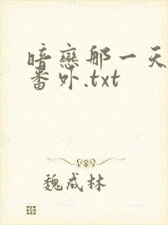 暗恋那一天附带番外.txt