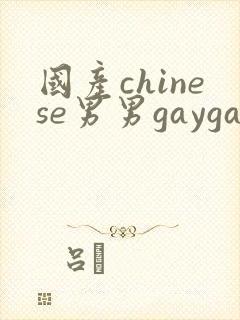 国产chinese男男gaygay180