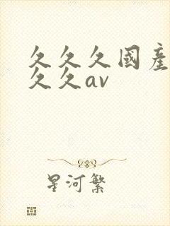 久久久国产精品久久av封面