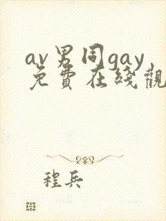 av男同gay免费在线观看