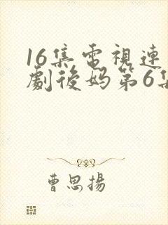 16集电视连续剧后妈第6集封面