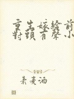 重生嫁给前夫死对头有声小说