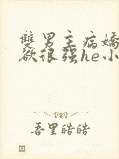 双男主病娇占有欲很强he小说