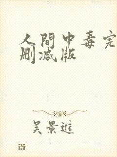 人间中毒完整未删减版