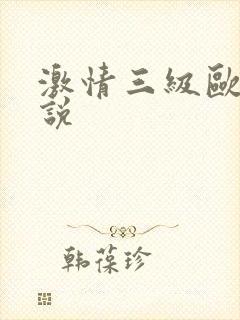 激情三级欧美小说
