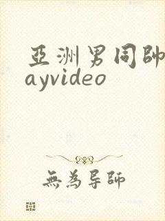 亚洲男同帅哥gayvideo