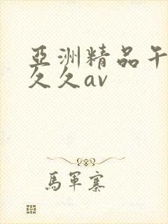 亚洲精品午夜久久久av