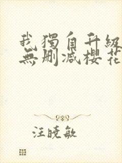 我独自升级动漫无删减樱花封面