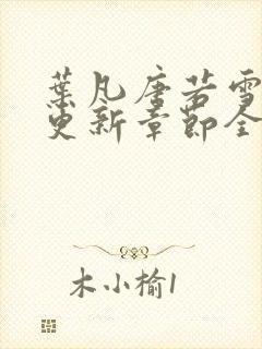 叶凡唐若雪最新更新章节全文免费