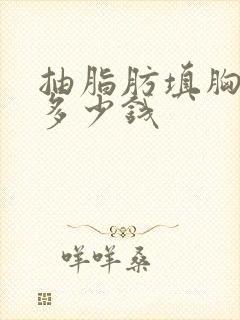 抽脂肪填胸部要多少钱