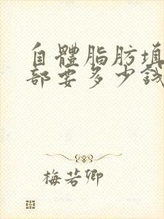 自体脂肪填充胸部要多少钱?