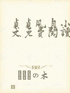 贞贞风月小说全文免费阅读最新章节更新