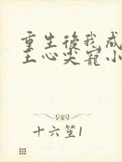 重生后我成了傻王心尖宠小说