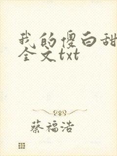 我的傻白甜老婆全文txt