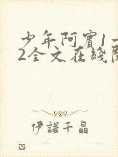 少年阿宾1一72全文在线阅读