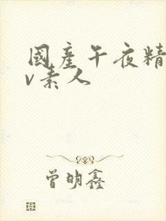 国产午夜精品av素人