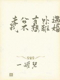 老公有外遇咋办我不想离婚