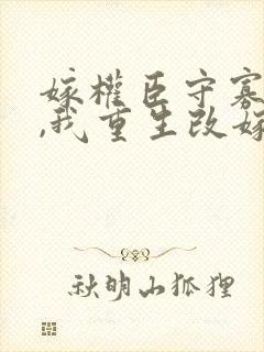 嫁权臣守寡一生,我重生改嫁了免费阅读