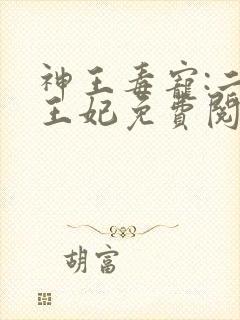 神王毒宠:二嫁王妃免费阅读