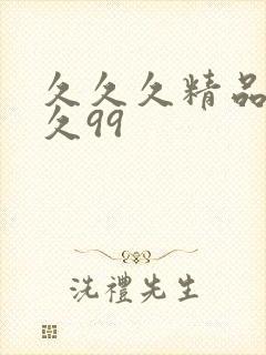 久久久精品久久久99