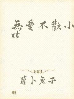 无爱不欢小说txt