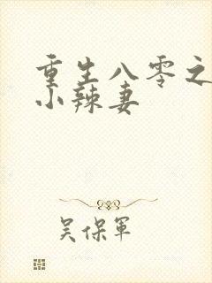 重生八零之致富小辣妻封面