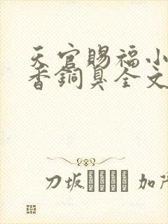 天官赐福小说墨香铜臭全文免费阅读