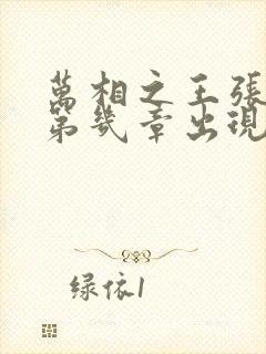 万相之王张大仙第几章出现