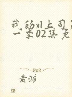 我的xl上司第一季02集免费观看最新一期