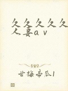 久久久久久精品人妻aⅴ