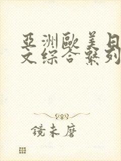 亚洲欧美日韩中文综合系列一区