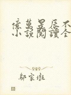 亿万星辰不及你小说阅读全部