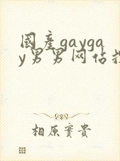国产gaygay男男网站搜索
