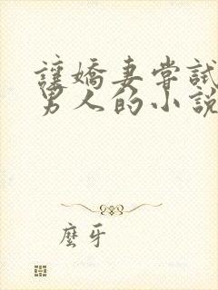 让娇妻尝试别的男人的小说封面