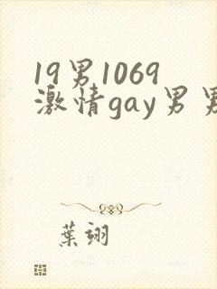 19男1069激情gay男男