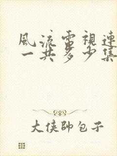 风流电视连续剧一共多少集