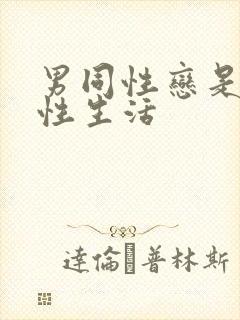 男同性恋是怎么性生活