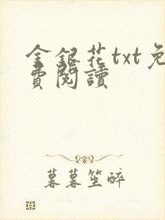 金银花txt免费阅读封面