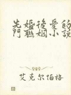 先婚后爱的双豪门联姻小说甜宠文