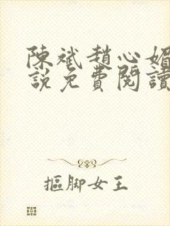 陈斌赵心媚的小说免费阅读全文最新