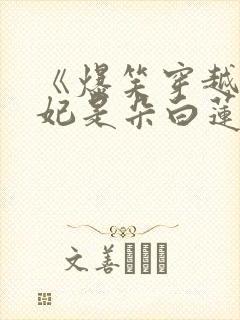 《爆笑穿越:王妃是朵白莲花》